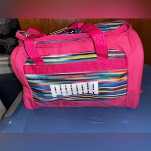 NEW Kids PUMA Pink Duffel Bag